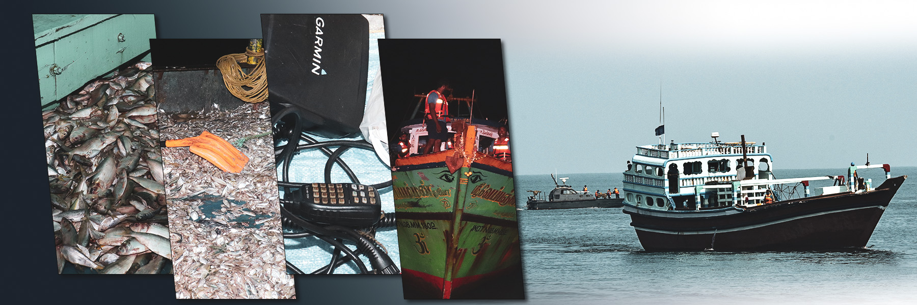 Naval Officers Monitoring Surveillance Radar Equipment on Fast Attack Craft